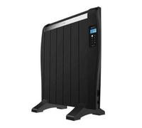 Cecotec Radiador Eléctrico Bajo Consumo ReadyWarm 1200 Thermal Black. 6 Elementos, 900 W, De Pared o de Pie, Temporizador, Mando a Distancia, Pantalla LCD, 10 m2