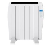 Cecotec Radiador Eléctrico Bajo Consumo ReadyWarm 1200 Thermal. 6 Elementos, 900 W, De pared o pie, 3 Modos, Temporizador, Mando a Distancia, Pantalla LED, Blanco