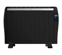 Cecotec Radiador Eléctrico Bajo Consumo ReadyWarm 2000 Thermal Black. 10 Elementos, 1500 W, De Pared o de Pie, Temporizador, Mando a Distancia, Pantalla LCD, 20 m2