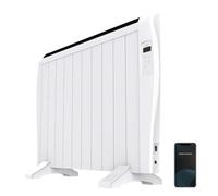 Cecotec Radiador Eléctrico Bajo Consumo Ready Warm 2000 Thermal Connected. 10 Elementos, 1500 W, De pared o pie, Temporizador, Mando a Distancia, Pantalla LCD, Control Wifi