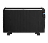 Cecotec Radiador Eléctrico Bajo Consumo ReadyWarm 2500 Thermal Black. 12 Elementos, 1800 W, De Pared o de Pie, Temporizador, Mando a Distancia, Pantalla LCD, 25 m2
