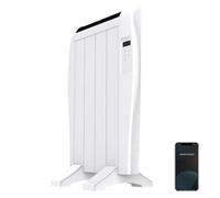 Cecotec Radiador Eléctrico Bajo Consumo Ready Warm 800 Thermal Connected. 4 Elementos, 600 W, De pared o pie, Temporizador, Mando a Distancia, Pantalla LCD, Control Wifi