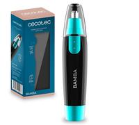 Cecotec Recortador Pelos Nariz y Orejas Inalámbrico Bamba PrecisionCare NoseTrim. Cortapelos con Cuchilla de Acero Inoxidable, Diseño Ergonómico y Tapa Protectora para la Cuchilla, Funciona a Pilas