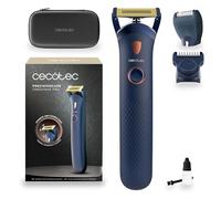 Cecotec Recortadora de Barba Maquina de Afeitar PrecisionCare OneShave Pro. Cuchillas de Acero Inoxidable, Cabezal Magnético y Flexible, Luz LED, 1 Peine Ajustable, 1 Cabezal Laminal, Estuche, IPX7