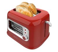 Cecotec RetroVision Red Tostadora con Ventana de Cristal y Diseño Retro 700W