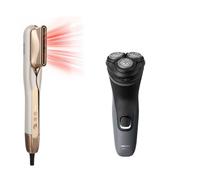 Cecotec Ritualcare Air Lisse 2 en 1 Plancha de Pelo 1000W Champagne + Philips Shaver 1000 Series S1142/00 Afeitadora Eléctrica