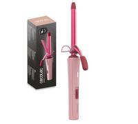 Cecotec Rizador de Pelo con Pinza SurfCare 1600 CurlClip CottonCandy | Calentamiento rápido con selector de temperatura (+/-), indicador LED de calentamiento y apagado automático