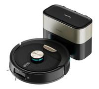 Cecotec Robot Aspirador con Base de Autovaciado Conga Y100 Spin AI. Navegación Láser, 20000Pa Presión de Succión, Cepillo de Silicona Especial Casas con Mascotas, Base de 2.8L, Control App