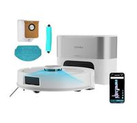 Cecotec Robot Aspirador con IA y Base Autovaciado de 3L Conga Y90 Pearl
