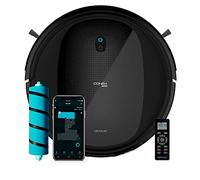 Cecotec Robot Aspirador y Fregasuelos Conga 2290 Ultra. 2100 Pa, App con Mapa, Limpieza Ordenada, Cepillo para Mascotas, Alexa & Google Assistant, Muro Magnético, autovaciado, 13X58X39 Cm, Negro.