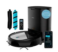 Cecotec Robot Aspirador y Friegasuelos con Base de Autovaciado Conga 2290 Ultra Home T. Tecnología Gyro, Incluye Base de Autovaciado, App Control, 2 Cepillos, 2100 Pa, 160 min Autonomía