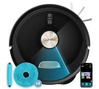 Cecotec Robot Aspirador y Friegasuelos con IA Conga M100 Spin AI. Inteligencia Artificial, 20000Pa, Cepillo de Silicona Antienredos, Mopas Giratorias, Autonomía hasta 220 m², Control App 3.0