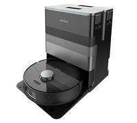 Cecotec Robot Aspirador y Friegasuelos con IA y Base Autovaciado Conga X70. Motor de Succión 15000Pa, Base 4 en 1, Tecnología Láser, Mopas Giratorias, Cepillo Lateral, App y Bluetooth