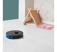 Cecotec Robot Aspirador y Friegasuelos Conga 7490 Ultimate Genesis. Navegación Láser, 4000 Pa, 120 Minutos de Autonomía, Cepillo Central Multifunción, App, Mopa de Fregado y Cepillo Lateral