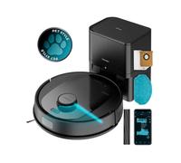 Cecotec Robot Aspirador y Base Autovaciado Conga 7690 Immortal MAX Home M, Navegación Laser, Succión 5000 Pa, hasta 220min Autonomía, Base, 2,5L, Control App, 4en1 Barre, aspira, friega y Pasa mopa