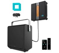 Cecotec Robot Limpiacristales con App y Mando Conga Windroid W100 Station | Estación de Carga, Pulveriza, Limpia y Seca, 6300Pa, Autonomía 120mins, 2 Mopas y 4 Sprays, 5 Modos, Sistema de Seguridad