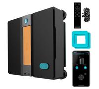 Cecotec Robot Limpiacristales con App y Mando Conga Windroid W50 Double Spray. Pulveriza, Limpia y Seca, 6300Pa, Diseño Cuadrado, 2 Mopas y 4 Sprays, 5 Modos, Doble Sistema de Seguridad