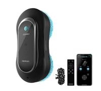 Cecotec Robot Limpiacristales Conga Windroid 1090 Double Spray Connected, 3 en 1; Pulveriza, Limpia y Seca, Doble Spray, App y Mando, 8 Modos, Radio de acción 7,5m, Cuerda de Seguridad, Kit Limpieza