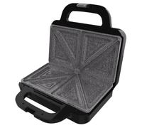 Cecotec Sandwichera Rock'nToast Deep Classic 1000W, placas triangulares, RockStone, libre de PFOA