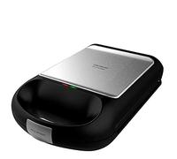 Cecotec Sandwichera Rock'nToast Family. 1500 W, Capacidad para 4 Sandwiches, Revestimiento Antiadherente, Rapidez de Calentamiento y Tostado uniforme, Acero Inoxidable