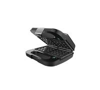 Cecotec Sandwichera Rock´nToast 4in1. 1000 W de potencia, Capacidad para 2 Sándwiches, Acabados en Acero inoxidable, 4 Placas intercambiables con Revestimiento de Piedra RockStone