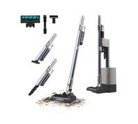 Cecotec Aspiradora Escoba sin Cable con Base de Autovaciado Scoba 2100 Station. 210W, Motor Digital Brushless, Presión de Succión 20kPa, Autonomía 40mins, 2 Modos, Cepillo Jalisco, Accesorio 2 en 1