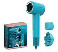 Cecotec Secador de Pelo Compacto y Ligero DryNova Blue Wave. 1600W, 110000RPM, Motor Brushless, Difusor y Concentrador