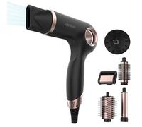Cecotec Secador de Pelo Iones - 6 Accesorios - DryGlam Waves 6in1 Sensor Black. 1400W, 110000rpm, Tecnología de Sensor de Distancia, Triple Protección Calor, Memoria, 3 Velocidades y 5 Temperaturas