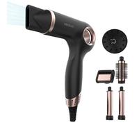 Cecotec Secador de Pelo Iones - 6 Accesorios - DryGlam Waves 6in1 Sensor Black. 1400W, 110000rpm, Tecnología de Sensor de Distancia, Triple Protección Calor, Memoria, 3 Velocidades y 5 Temperaturas