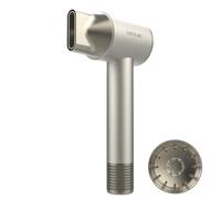 Cecotec Secador de Pelo Iones - DryGlam 2in1 Sensor Champagne. 1400W, 110000rpm, Tecnología Sensor Temperatura, Motor Brushless, 2 Velocidades y 3 Temperaturas, Boquilla Concentradora y Difusor