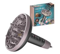 Cecotec Secador Difusor Pelo Rizado XXL DryWave Nébula Black. 1300W, Aceite de Argán y Queratina, Motor Brushless, PlasmaTech Antiencrespamiento, Modo Soft, 3 Velocidades y Temperaturas, 12 Púas