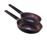 Cecotec Set de Sartenes Polka Experience 20-24 Bucket Set Titan. Diámetro 20-24 cm, Aluminio Fundido, Revestimiento Antiadherente, Apta para todo tipo de Cocinas y Lavavajillas