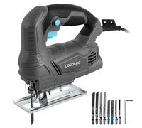 Cecotec Sierra de Calar MultiCut 4000, 400W, Cortes hasta 45º, Cable de 2m, Velocidad Regulable, Adaptador para Aspirador, Incluye 8 Sierras para Diferentes Materiales