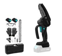 Cecotec Sierra de Podar 4" a Batería 21V MontanaForce 4000 Hand. 400W, Velocidad 25000rpm, Engrasador a Botón, Incluye 2 Baterías Nexus, Maletín, Cadena de Repuesto y Accesorios