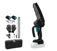Cecotec Sierra de Podar 6" a Batería 21V MontanaForce 6000 Hand. 700W, Velocidad 24500rpm, Engrasador a Botón, Incluye 2 Baterías Nexus, Maletín, Cadena de Repuesto y Accesorios