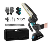 Cecotec Sierra de Podar 6" a Batería 21V MontanaForce 6000 Hand. 700W, Velocidad 24500rpm, Engrasador a Botón, Incluye 2 Baterías Nexus, Maletín, Cadena de Repuesto y Accesorios