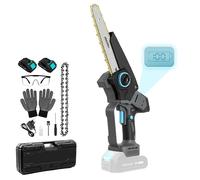 Cecotec Sierra de Podar 8" a Batería 21V MontanaForce 8000 Hand. 1100W, Velocidad 21500rpm, Engrasador a Botón, Incluye 2 Baterías Nexus, Maletín, Cadena de Repuesto y Accesorios