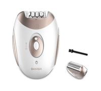 Cecotec Depiladora de Arranque Inalámbrica Bamba SkinCare Depil-action. Batería de Litio, Autonomía 40 mins, Waterproof, Cabezales Intercambiables, 2 Ajustes de Velocidad, Modo con Cable