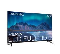Cecotec Smart TV, Televisor LED de 40 Pulgadas Resolución Full HD A5 Series ALF50040. TV VIDAA, Dolby Audio, Smart TV VIDAA, WiFi Integrado, Chromecast, 3 HDMI y 2 USB, Altavoces 16W