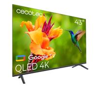 TELEVISIONN QLED 43" CECOTEC 4K UHD GOOGLE TV HDMI USB GOOGLE CHROMECAST