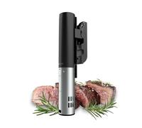 Cecotec Sous Vide SlowVide 1000 Connected, 1000 W de potencia, Amplio rango de temperatura de 5°C-95°C, APP, Conectividad Wifi, Pantalla táctil, Temporizador, Capacidad 15 L, Certificación IPX7