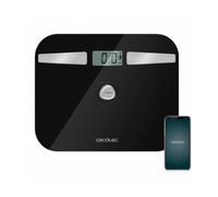 Cecotec Báscula de baño Surface Precision EcoPower 10200 Smart Healthy Black. Con pulsador, Superficie de vidrio templado de alta seguridad, Sensores de precisión, APP