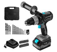Cecotec Taladro Atornillador, Perforador y Percutor de Batería CecoRaptor Perfect ImpactDrill 4020 Brushless Ultra. Batería de 20 V y 4000 mAh, Velocidad 2000 rpm, Ratio de Impacto 30000 bpm