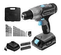 Cecotec Taladro Atornillador y Perforador de Batería CecoRaptor Perfect Drill 2020 Advance. Batería 20 V y 2000 mAh, Velocidad sin carga de 1550 rpm, Torque máximo de 46 Nm, 25+1 posiciones