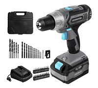Cecotec Taladro Atornillador y Perforador de Batería CecoRaptor Perfect Drill 4020 Advance. Batería 20 V y 4000 mAh, Velocidad sin carga de 1550 rpm, Torque máximo de 46 Nm, 25+1 Posiciones