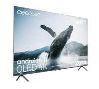 TV QLED 75" - CECOTEC QLED V3+ series VQU30075+S, QLED 4K, Black