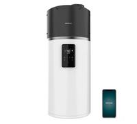 Cecotec Termo con Aerotermia de 80L, Calentador de Agua AeroThermal 80 Water Connected. Energía Sostenible, Bajo Consumo, Pantalla Táctil, Control por APP, R290, Temperatura hasta 75ºC