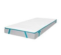 Cecotec Topper Acolchado Flow TopCloud 90x190. Cubrecolchón Sobrecolchón. Espuma Supersuave y Fibra Siliconada de 5 cm de Altura, 4 Correas Elásticas Antideslizantes para una Mejor Sujeción