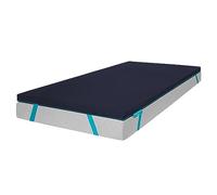 Cecotec Topper Viscoelástico Flow TopSerenity 90x190. Cubrecolchón Sobrecolchón. Viscoelástica 100% de 5 cm de Altura, 4 Correas Elásticas Antideslizantes, Funda Exterior con Cremallera