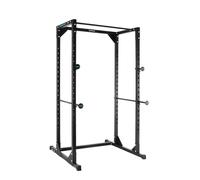 Cecotec Torre y Jaula Multiestación de Musculación, Rack de Dominadas y Fondos Drumfit PullUps 4000 Power Tower. Acolchado y con Agarres Antideslizantes, Altura Ajustable, Máximo Peso 120Kg